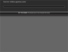 Tablet Screenshot of horror-video-games.com